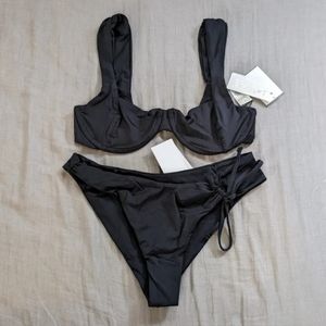 L*Space Tori Amal Bikini Set Black